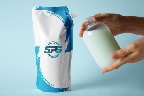 Refillable handwash from SP Group.